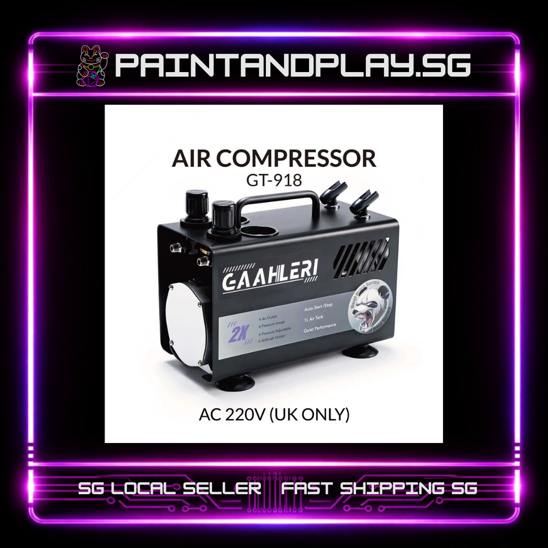 GAAHLERI: DUAL DRIVE SERIES GT-918 AIRBRUSH COMPRESSOR