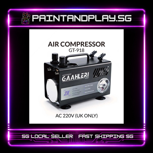 GAAHLERI: DUAL DRIVE SERIES GT-918 AIRBRUSH COMPRESSOR