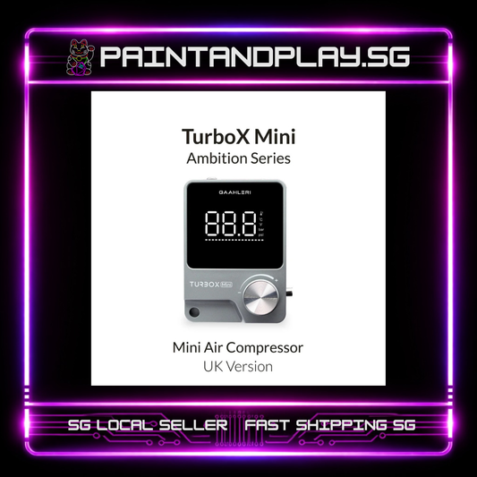 GAAHLERI: TURBOX MINI AIR COMPRESSOR (UK PLUG)