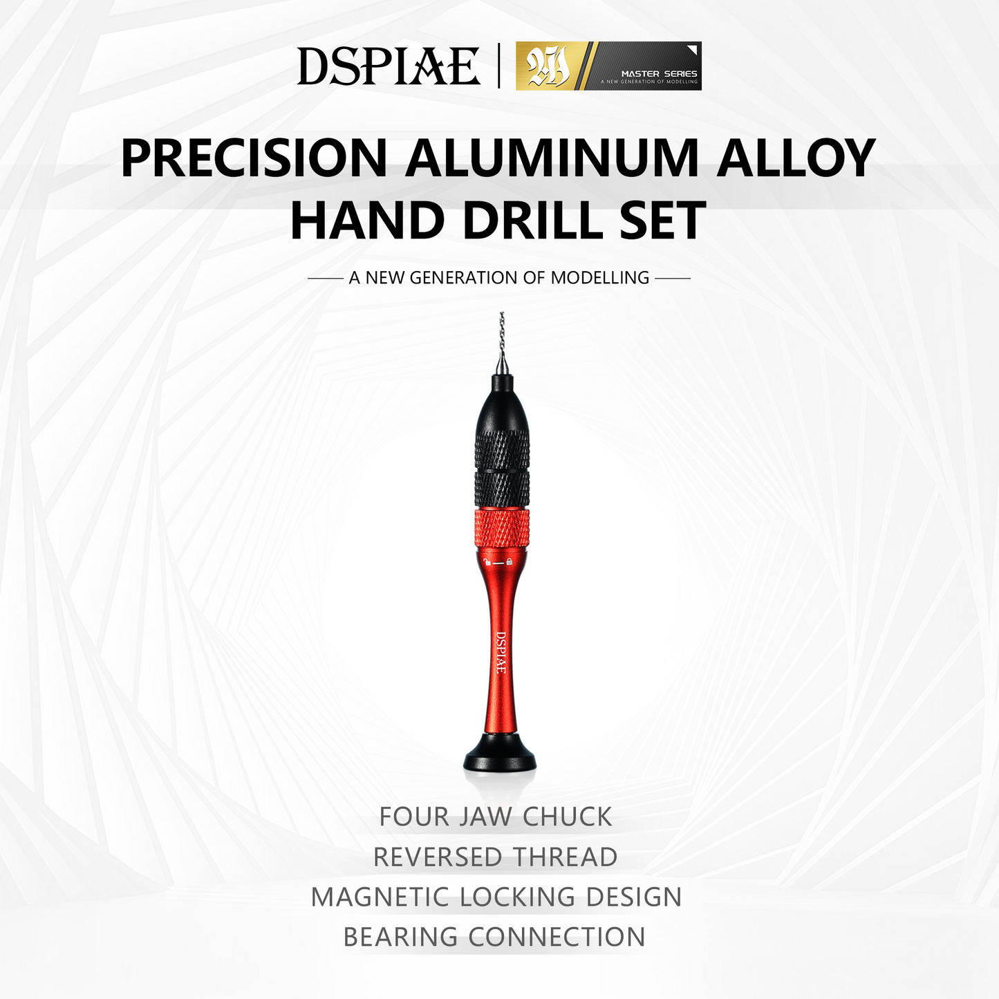 DSPIAE: AT-SHD PRECISION ALUMINIUM ALLOW HAND DRILL SET