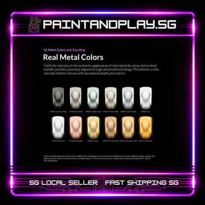 KALEIDO COLORWORKS: 12 METAL COLORS SET