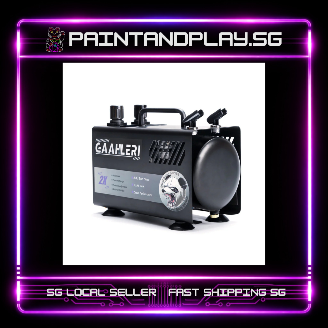 GAAHLERI: DUAL DRIVE SERIES GT-918 AIRBRUSH COMPRESSOR