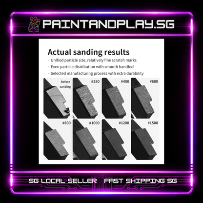 DSPIAE: XSP-S01 SELF-ADHESIVE SANDPAPER SET