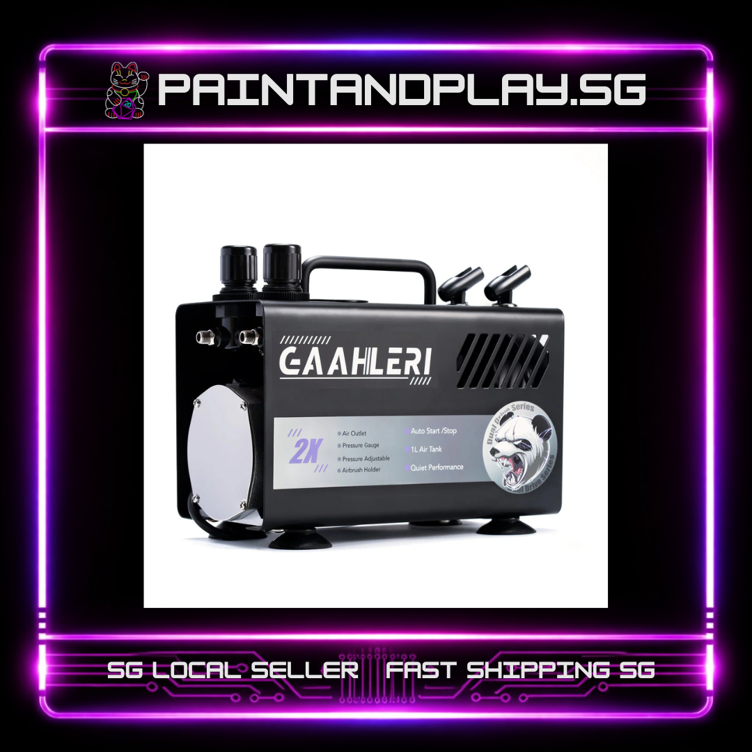 GAAHLERI: DUAL DRIVE SERIES GT-918 AIRBRUSH COMPRESSOR