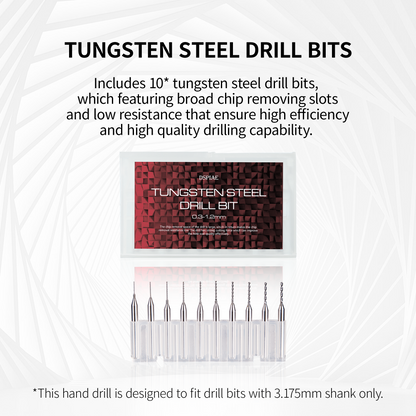 DSPIAE: AT-SHD PRECISION ALUMINIUM ALLOW HAND DRILL SET