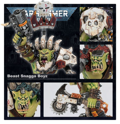 WARHAMMER 40K: ORKS BEAST SNAGGA BOYZ