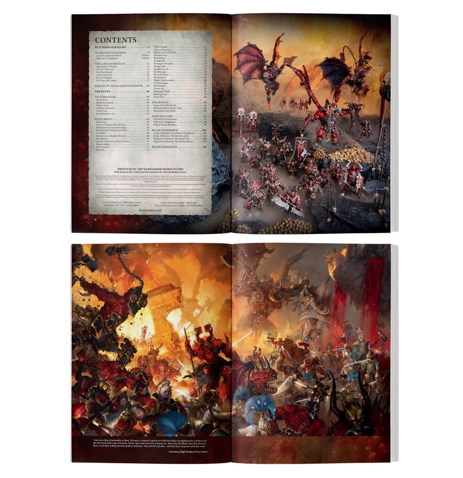 WARHAMMER AGE OF SIGMAR: BATTLETOME BLADES OF KHORNE (ENG)
