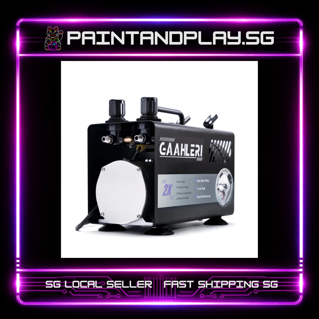 GAAHLERI: DUAL DRIVE SERIES GT-918 AIRBRUSH COMPRESSOR