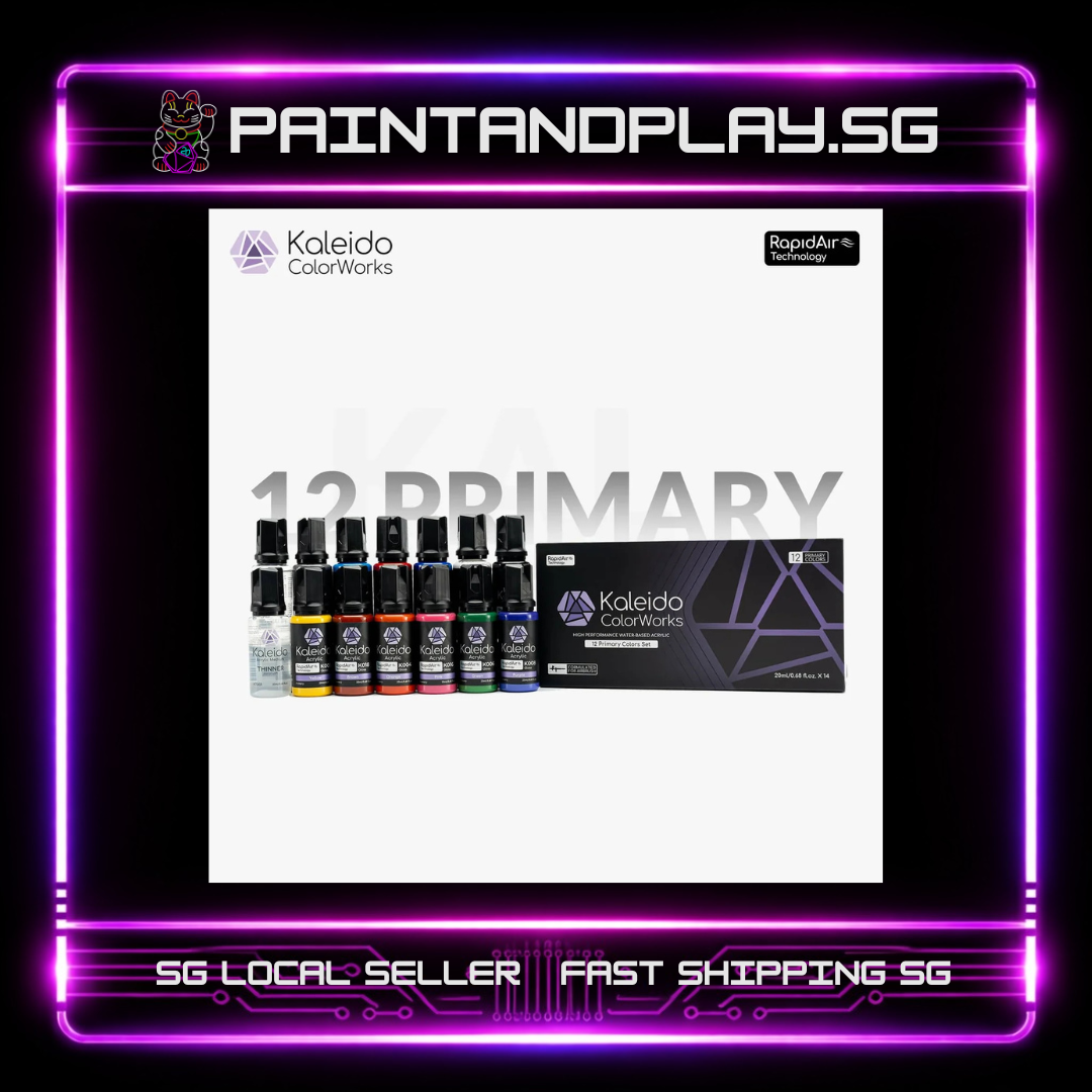 KALEIDO COLORWORKS: 12 PRIMARY COLORS SET
