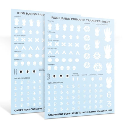 WARHAMMER 40K: IRON HANDS PRIMARIS UPGRADES & TRANSFERS