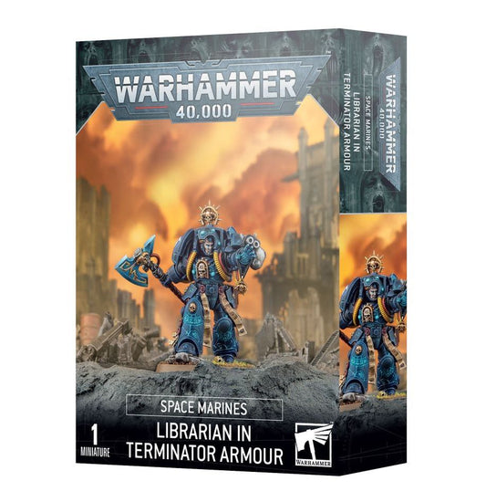 WARHAMMER 40K: SPACE MARINE LIBRARIAN IN TERMINATOR ARMOUR