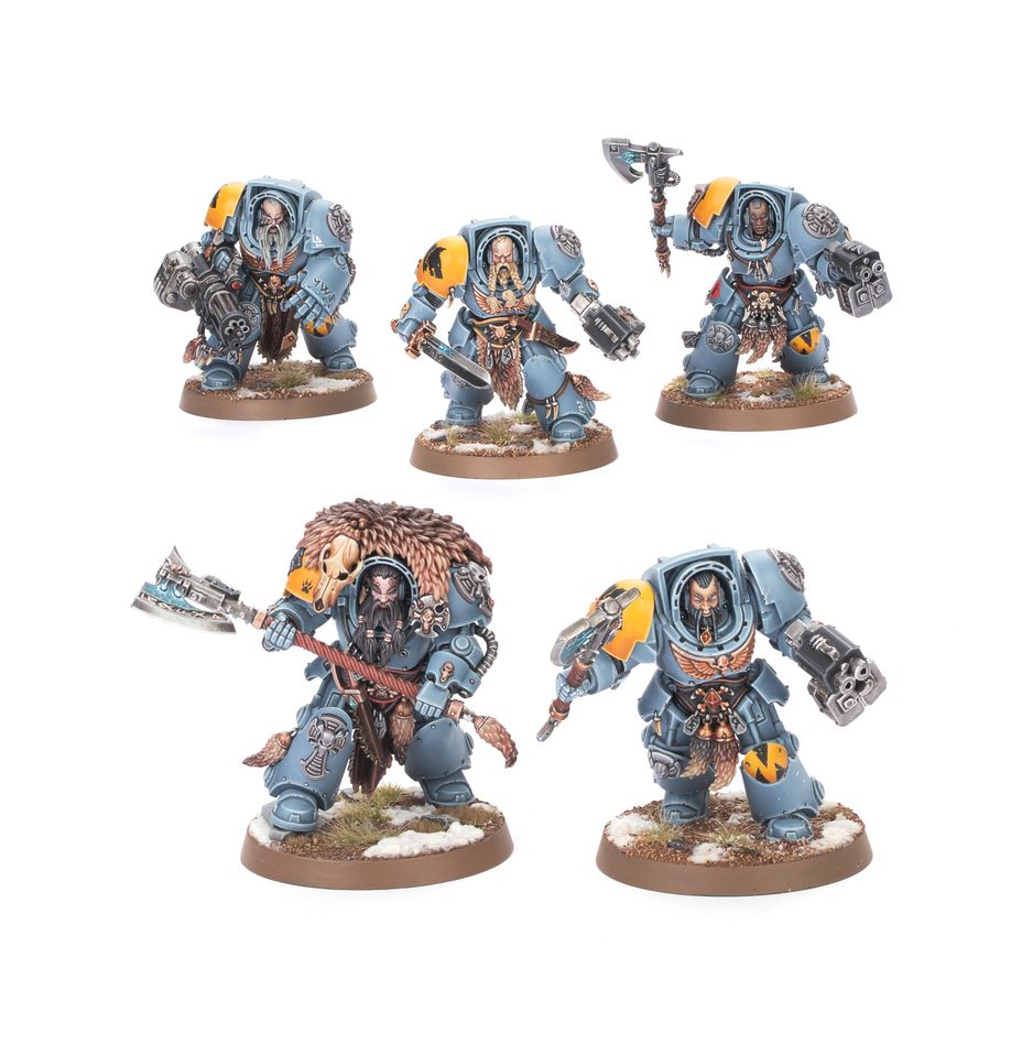 WARHAMMER 40K: SPACE WOLVES WOLF GUARD TERMINATORS 2025