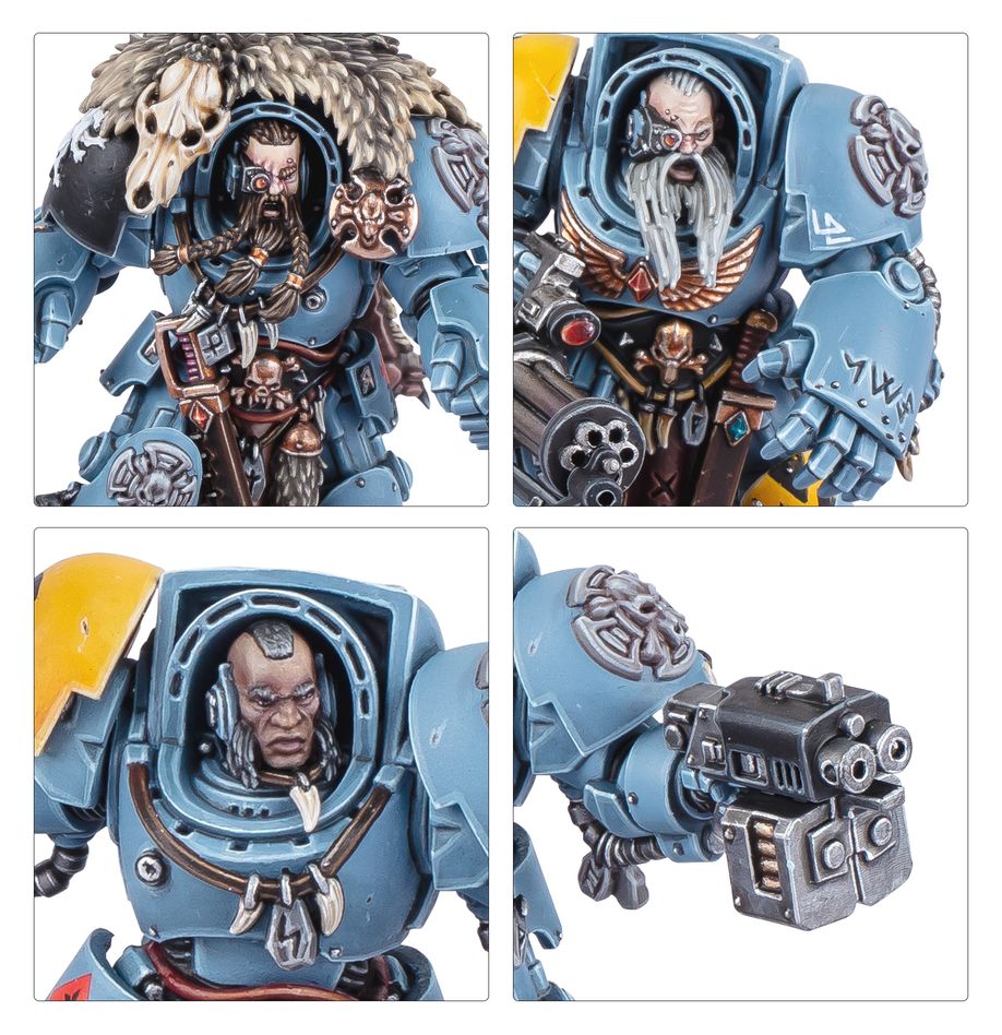 WARHAMMER 40K: SPACE WOLVES WOLF GUARD TERMINATORS 2025