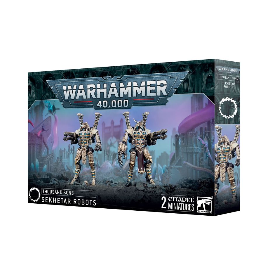 WARHAMMER 40K: THOUSAND SONS SEKHETAR ROBOTS