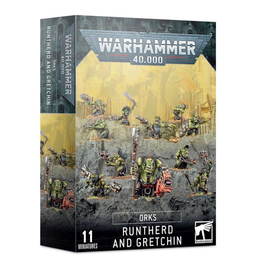 WARHAMMER 40K: ORKS RUNTHERD AND GRETCHIN