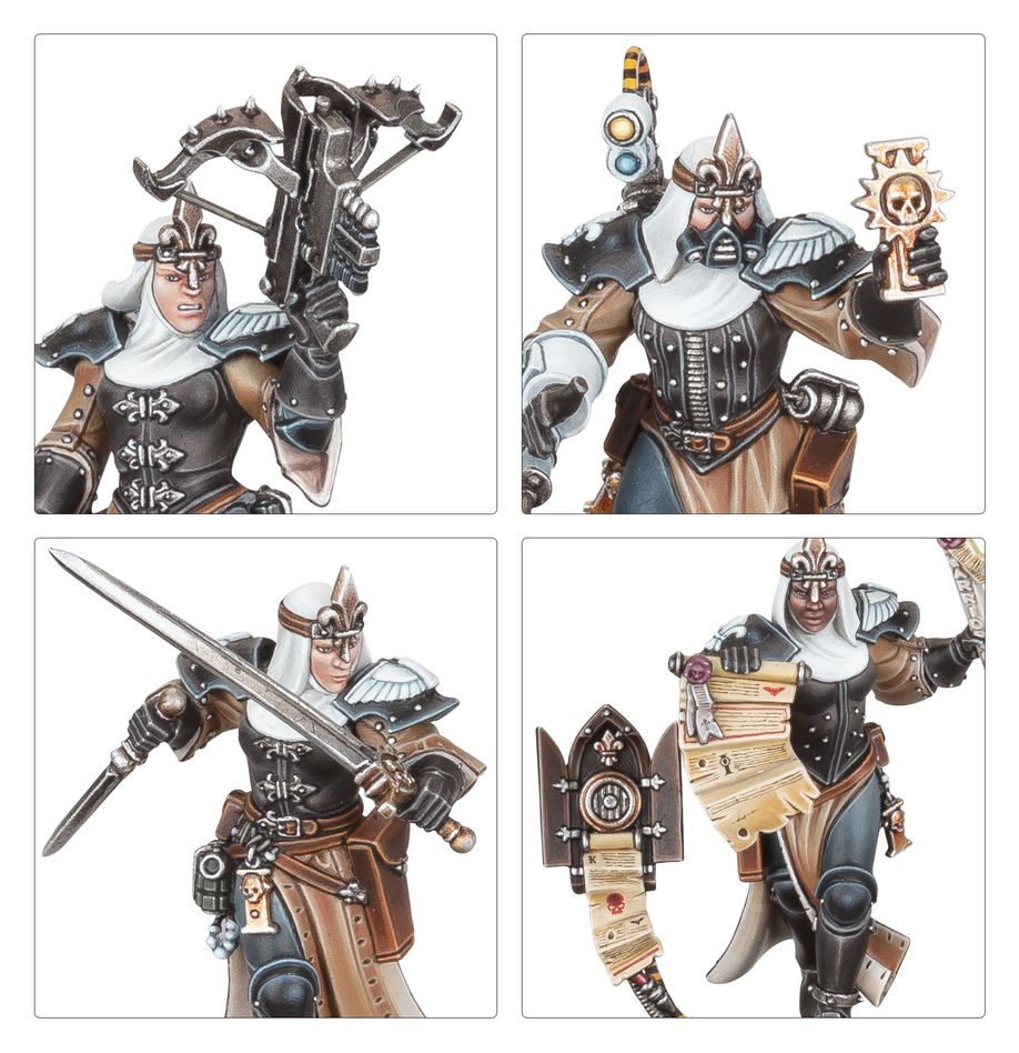 WARHAMMER 40K: ADEPTA SORORITAS SISTERS NOVITIATE SQUAD