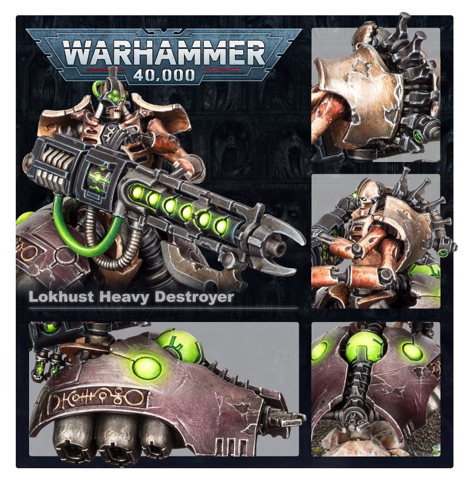 WARHAMMER 40K: NECRONS LOKHUSTS HEAVY DESTROYER