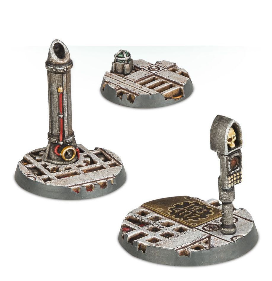 WARHAMMER 40K: SECTOR MECHANICUS 32MM, 40MM & 65MM ROUND INDUSTRIAL BASES