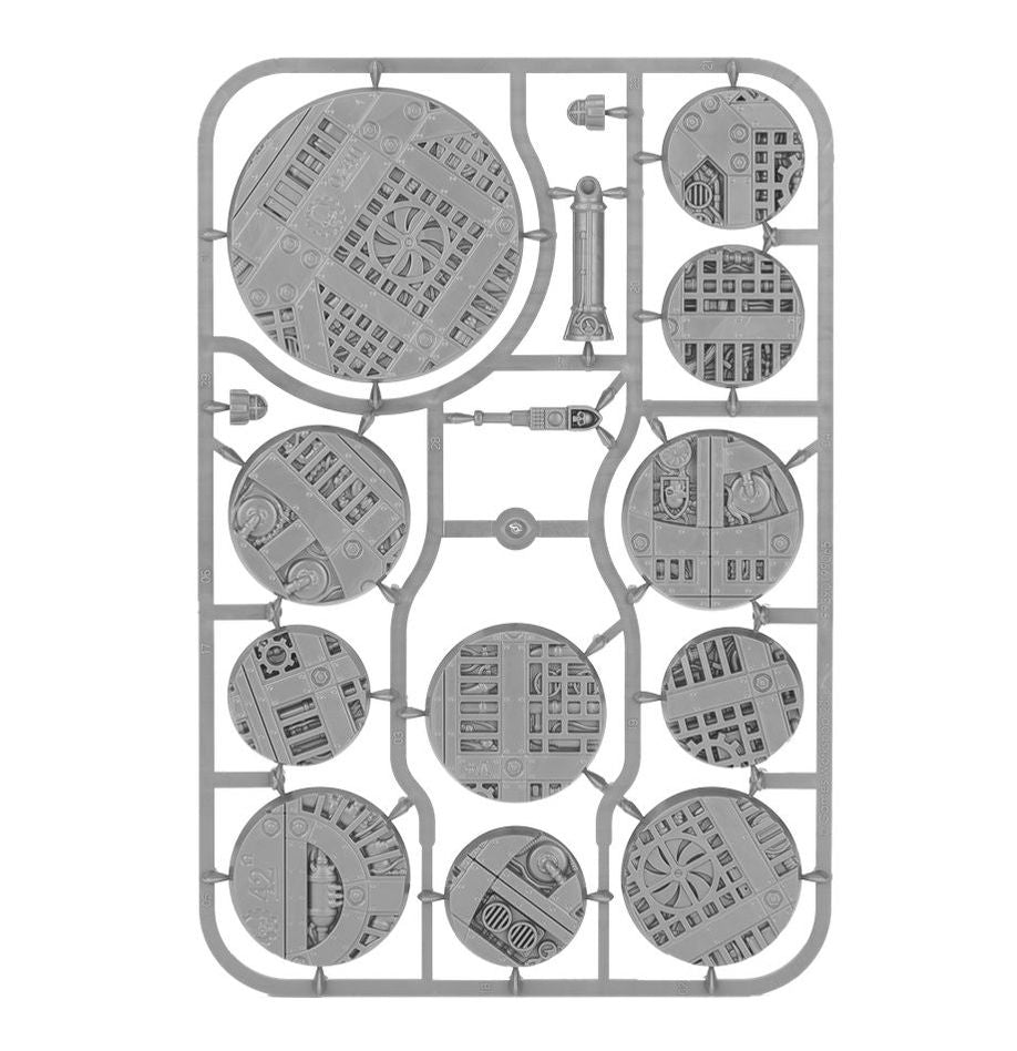 WARHAMMER 40K: SECTOR MECHANICUS 32MM, 40MM & 65MM ROUND INDUSTRIAL BASES