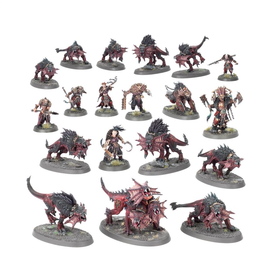 WARHAMMER AGE OF SIGMAR: SPEARHEAD BLADES OF KHORNE FANGS OF THE BLOOD GOD