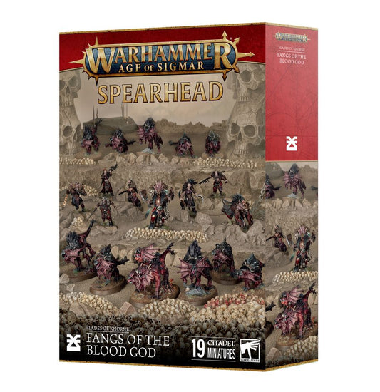 WARHAMMER AGE OF SIGMAR: SPEARHEAD BLADES OF KHORNE FANGS OF THE BLOOD GOD