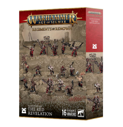 WARHAMMER AGE OF SIGMAR: BLADES OF KHORNE REGIMENTS OF RENOWN THE RED REVELATION