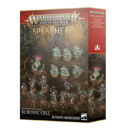 WARHAMMER AGE OF SIGMAR: SPEARHEAD MAGGOTKIN OF NURGLE BUBONIC CELL