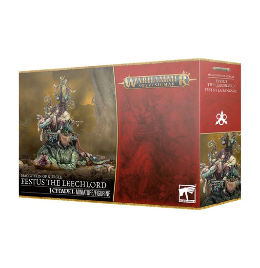 WARHAMMER AGE OF SIGMAR: MAGGOTKIN OF NURGLE FESTUS THE LEECHLORD