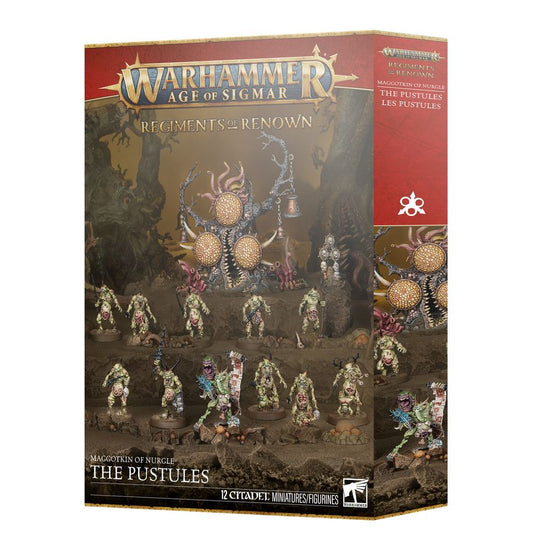 WARHAMMER AGE OF SIGMAR: MAGGOTKIN OF NURGLE THE PUSTULES