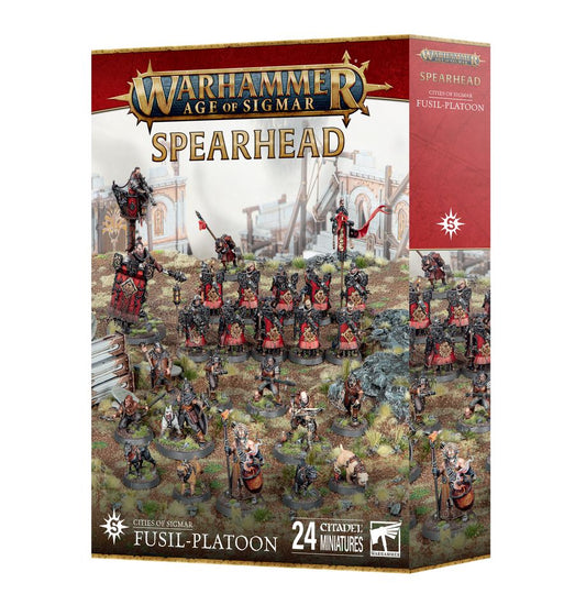 WARHAMMER AGE OF SIGMAR: SPEARHEAD CITIES OF SIGMAR FUSIL-PLATOON