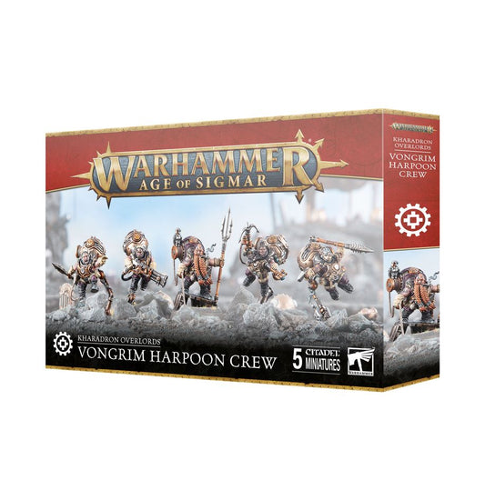 WARHAMMER AGE OF SIGMAR: KHARADRON OVERLORDS VONGRIM HARPOON CREW