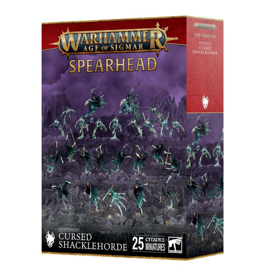 WARHAMMER AGE OF SIGMAR: SPEARHEAD NIGHTHAUNT CURSED SHACKLEHORDE