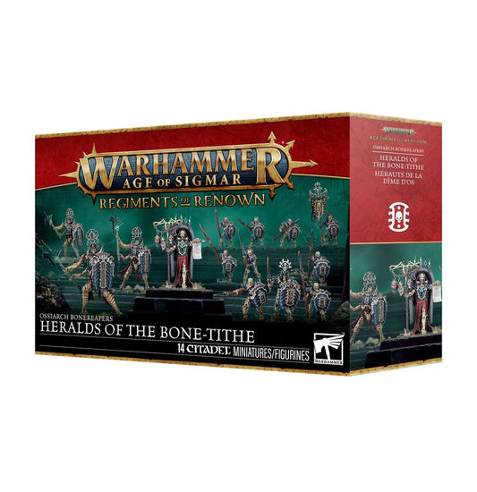 WARHAMMER AGE OF SIGMAR: OSSIARCH BONEREAPERS HERALDS/BONE-TITHE
