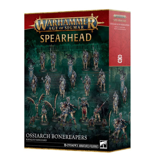 WARHAMMER AGE OF SIGMAR: SPEARHEAD OSSIARCH BONEREAPERS KAVALOS VANGUARD