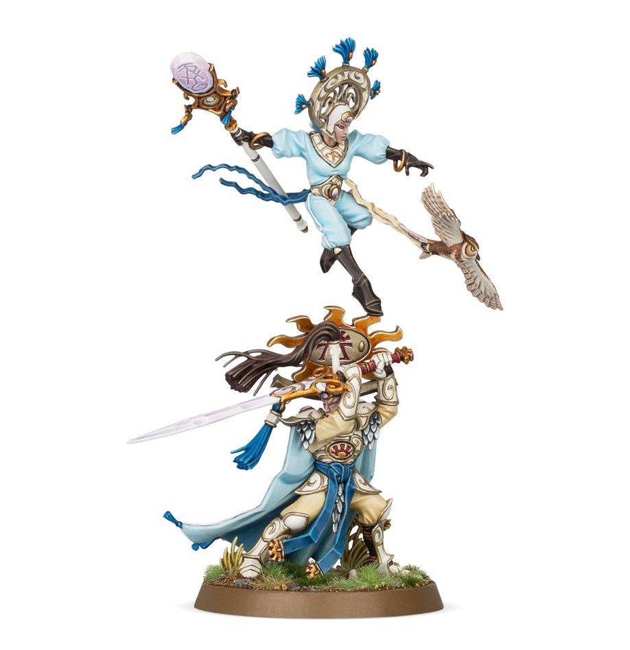 WARHAMMER AGE OF SIGMAR: LUMINETH REALM-LORDS ELLANIA & ELLATHOR