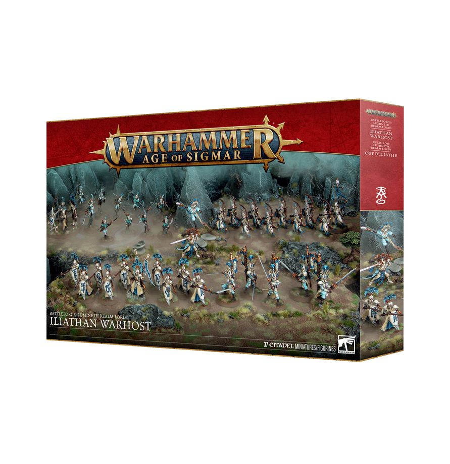 WARHAMMER AGE OF SIGMAR: LUMINETH REALMLORDS ILIATHAN WARHOST