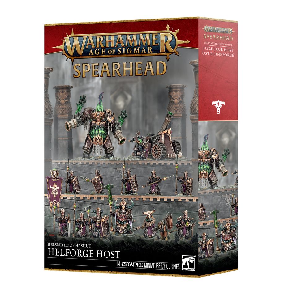 WARHAMMER AGE OF SIGMAR: SPEARHEAD HELSMITHS OF HASHUT HELFORGE HOST