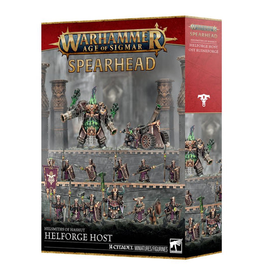 WARHAMMER AGE OF SIGMAR: SPEARHEAD HELSMITHS OF HASHUT HELFORGE HOST
