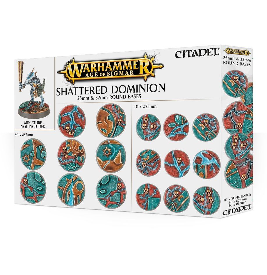 WARHAMMER AGE OF SIGMAR: SHATTERED DOMINION 25 & 32MM ROUND