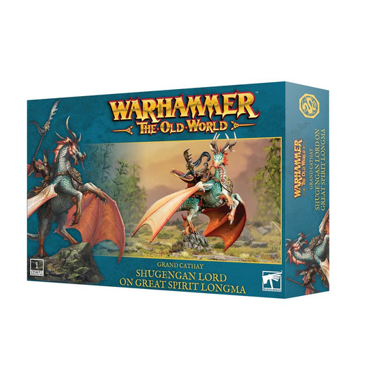 WARHAMMER THE OLD WORLD: SHUGENGAN LORD ON GREAT SPIRIT LONGMA