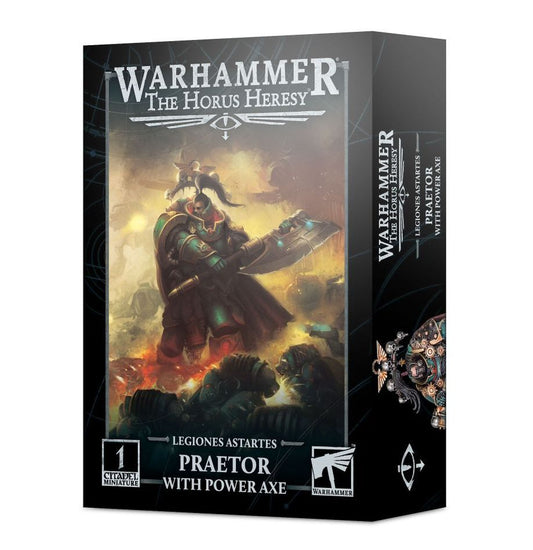 WARHAMMER THE HORUS HERESY: LEGION PRAETOR WITH POWER AXE
