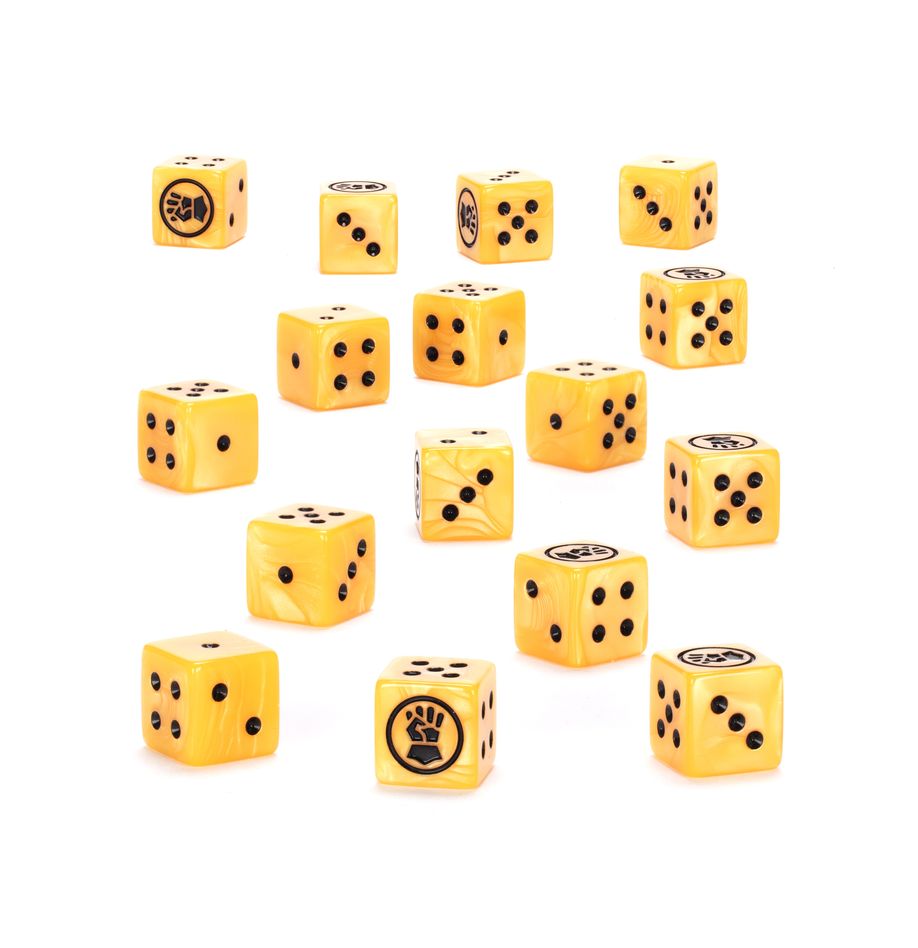 WARHAMMER 40K: IMPERIAL FISTS DICE