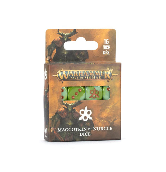 WARHAMMER AGE OF SIGMAR: MAGGOTKIN OF NURGLE DICE