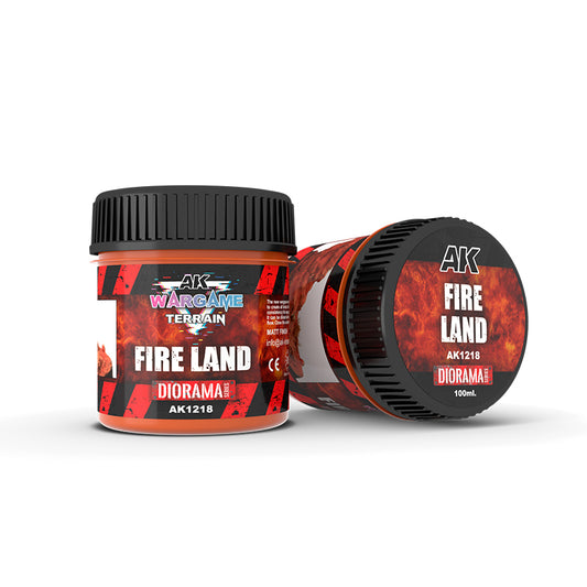 AK INTERACTIVE: FIRE LAND – WARGAME TERRAINS – 100ML