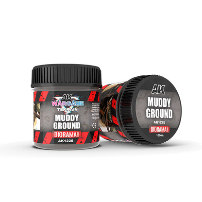 AK INTERACTIVE: MUDDY GROUND – WARGAME TERRAINS – 100ML