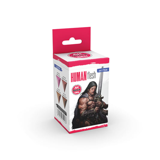 AK INTERACTIVE: HUMAN FLESH (QUICK GEN SET)