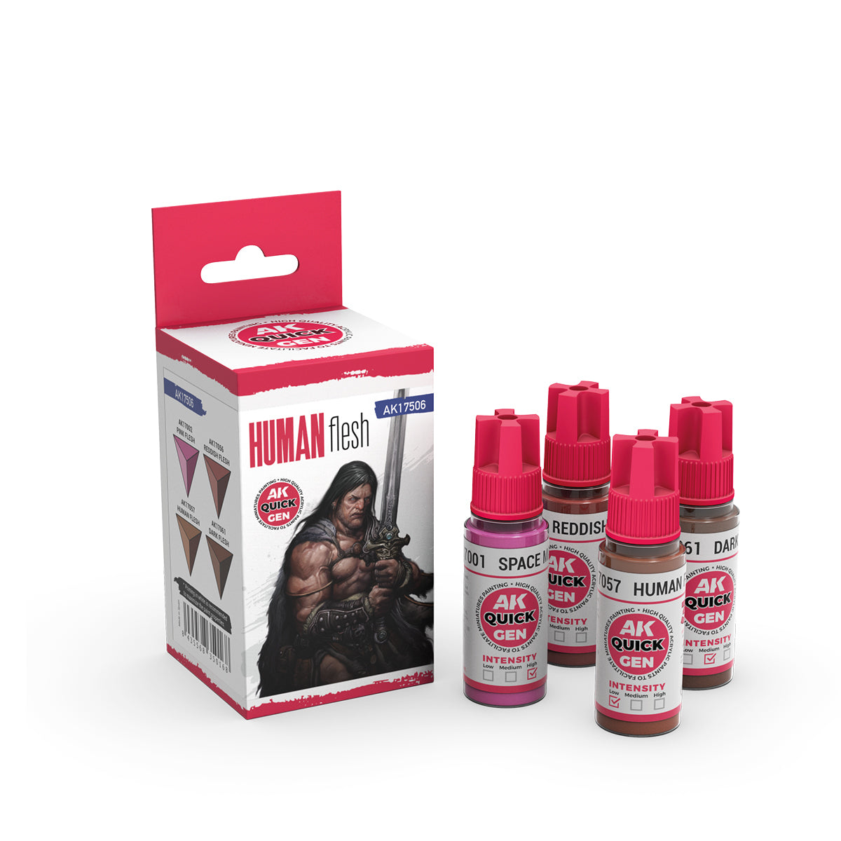 AK INTERACTIVE: HUMAN FLESH (QUICK GEN SET)