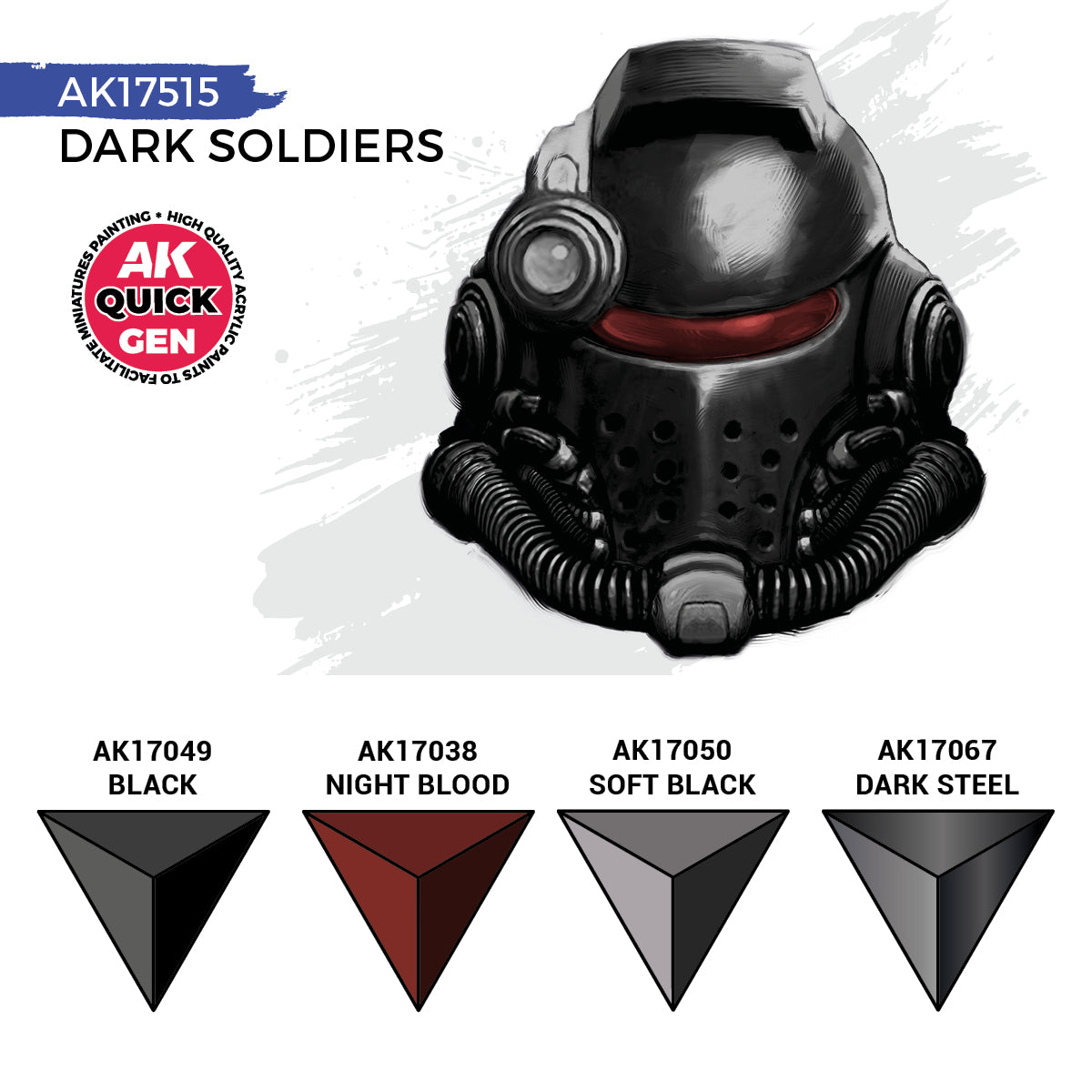 AK INTERACTIVE: DARK SOLDIERS (QUICK GEN SET)