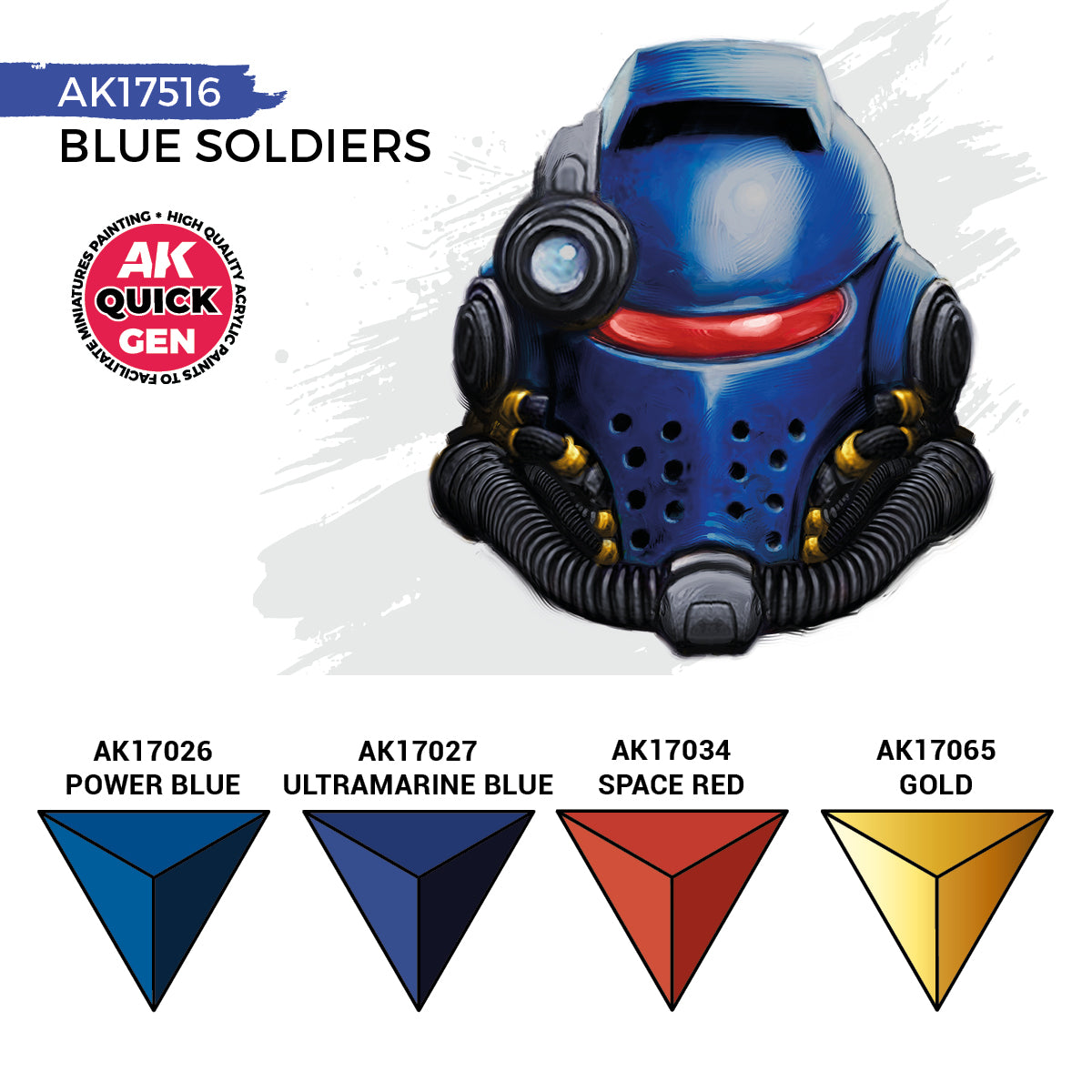 AK INTERACTIVE: BLUE SOLDIERS (QUICK GEN SET)