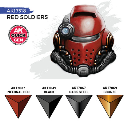 AK INTERACTIVE: RED SOLDIERS (QUICK GEN SET)